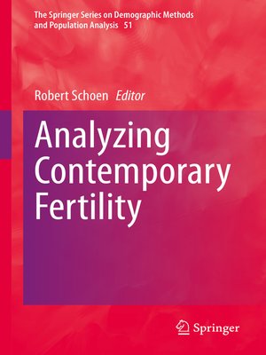 cover image of Analyzing Contemporary Fertility